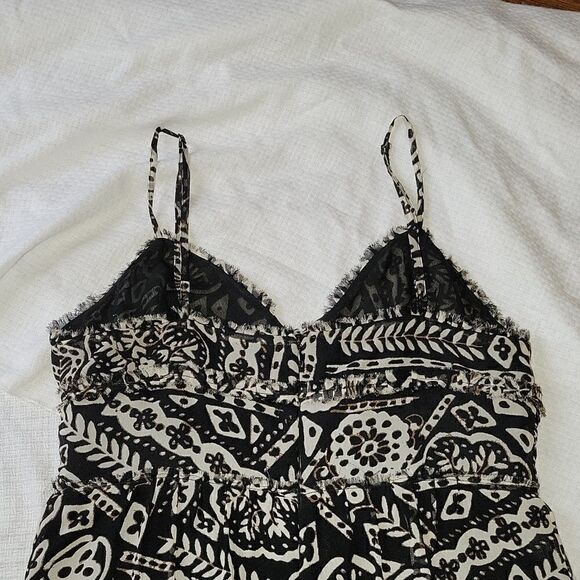 Express Design Studio Black Beige Sexy Camisole Tank Top Small Mint Condition - Picture 5 of 11